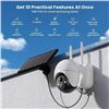Image 10 : 1 ieGeek Wireless 2K PTZ Outdoor Security Camera with Solar Panel - NEW SEALED!