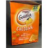 Image 2 : 22 Snack-Pack Box of Cheddar Goldfish Baked Snack Crackers - New (22 x 28g)
