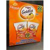 Image 1 : 22 Snack-Pack Box of Cheddar Goldfish Baked Snack Crackers - New (22 x 28g)