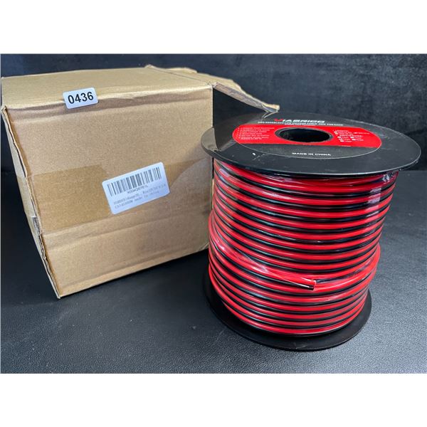 1 Viabrico 14Guage Red/Black Electrical Wire; 135FT Large Roll; Copper Clad Aluminum Wire - New