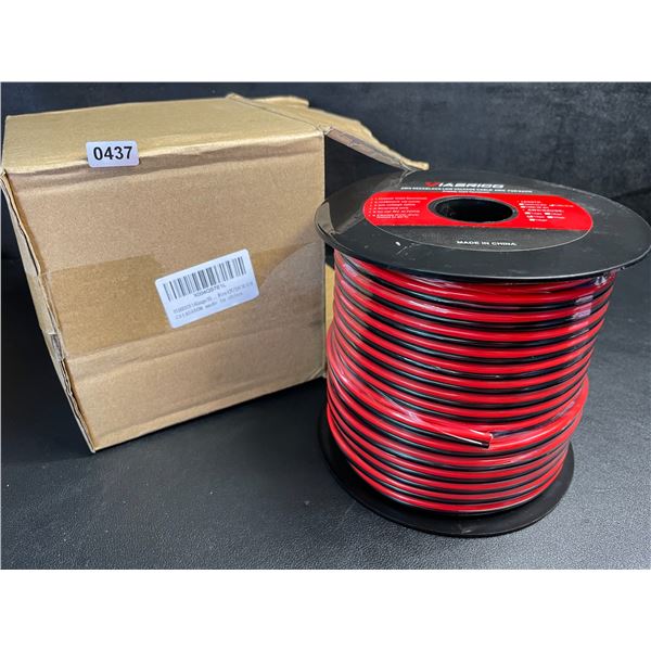 1 Viabrico 14Guage Red/Black Electrical Wire; 135FT Large Roll; Copper Clad Aluminum Wire - New