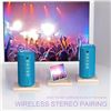 Image 7 : 1 Ortizan X10 Wireless Portable Bluetooth Speaker - 24W; Waterproof; 30hr Playtime - Blue - New!