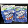 Image 1 : 2 Bags of YumEarth Organic Gluten-Free Gummy Bears - 10 Snack Packs Each - New