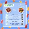 Image 6 : 2 Bags of YumEarth Organic Gluten-Free Gummy Bears - 10 Snack Packs Each - New