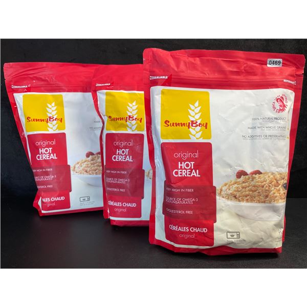 3 SunnBoy Original Hot Cereal - High in Fiber - 907g Each - New (BB: 21/OCT/2025)