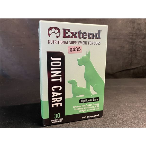 Extend Hip & Joint Care Nutritional Supplement for Dogs - 30 Beef Flavored Powder Packets - New