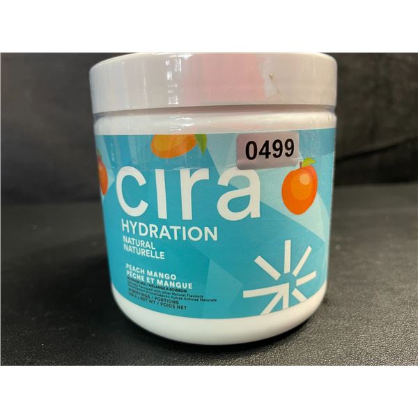 1 Cira Hydration Electrolyte Beverage Mix - Peach Mango - Natural - 229.5g - New Sealed