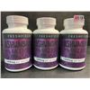 Image 1 : 3 Bottles of FreshField Ashwaganda with Black Pepper Veggie Capsules (60 Each) - New