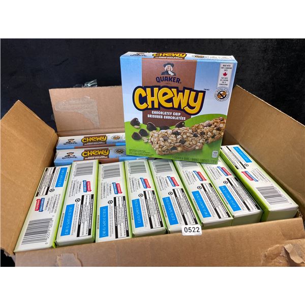 1 Case of 12 Boxes of Quaker Chewy Chocolatey Chip Granola Bars - New Sealed