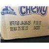 Image 2 : 1 Case of 12 Boxes of Quaker Chewy Chocolatey Chip Granola Bars - New Sealed