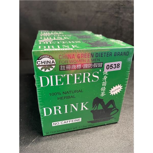 3-Pack of Uncle Lee's Tea China Green Dieters' Natural Herbal Drink (3 x 30pk - 90 Tea Bags) - New