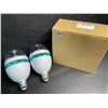 Image 2 : 2-Pack of LED Rotating RGB Color Disco/Strobe Bulb Lights - E27 Base - New
