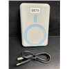 Image 1 : 1 Magnetic Wireless Power Bank (White) 6500mAh - No Box/Open Box