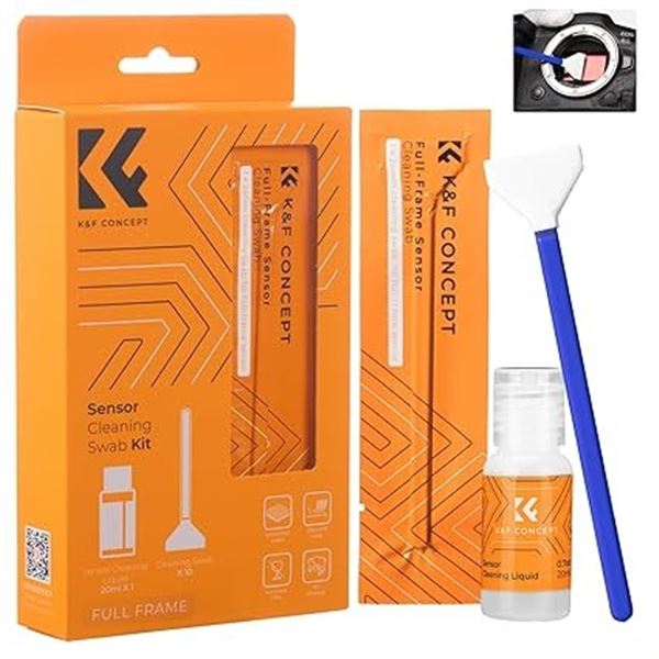 3 K&F Concept Full Frame Sensor Cleaning Swab Kits for Digital Cameras - New