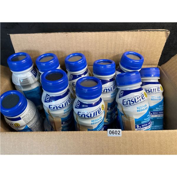 24 Bottles of Ensure Regular Vanilla Nutritional Supplement Drinks (235ml) - New (Exp: 2026/AU/1)