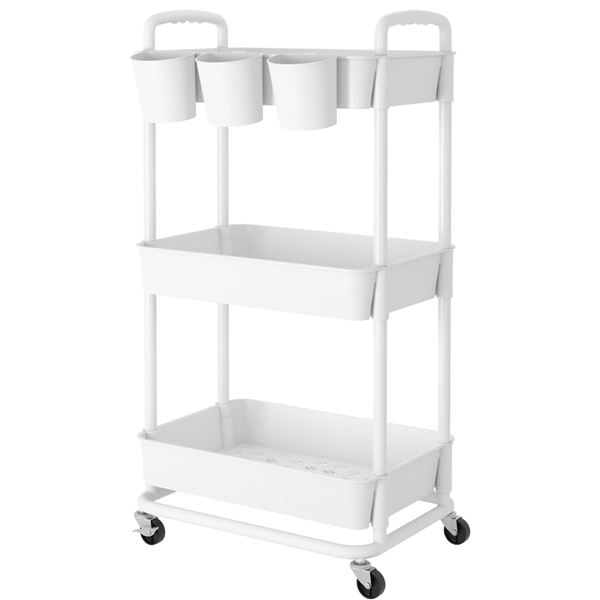 Easy Build Rolling Storage/Utility Cart 31" - New