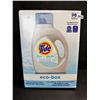 Image 1 : 1 Tide Ultra Concentrated Free & Gentle Eco-Box Liquid Laundry Detergent - 3.1L/96 Loads - New