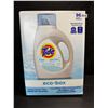 Image 1 : 1 Tide Ultra Concentrated Free & Gentle Eco-Box Liquid Laundry Detergent - 3.1L/96 Loads - New