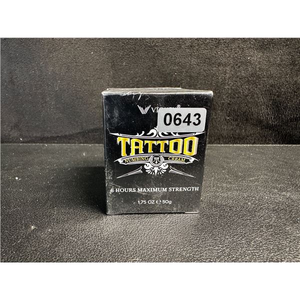 Tattoo Numbing Cream 6 Hour Maximum Strength 1.75oz