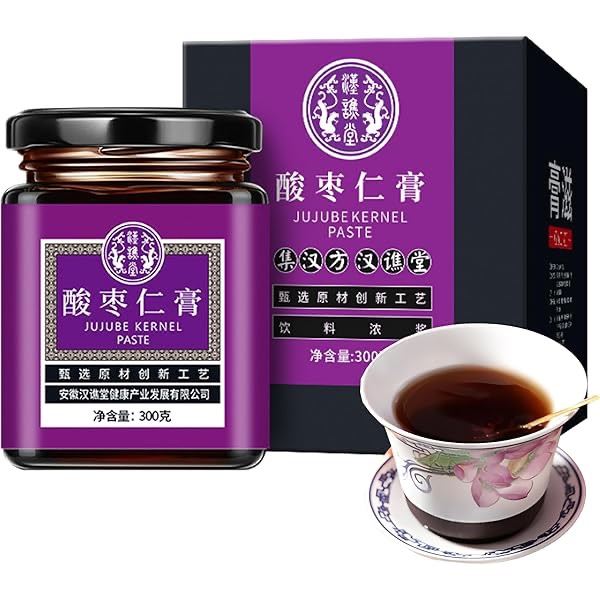 2 Boxes/Jars Suanzaoren Gao Zi  Anshen Tea Jujube Kernel Paste 300G - New
