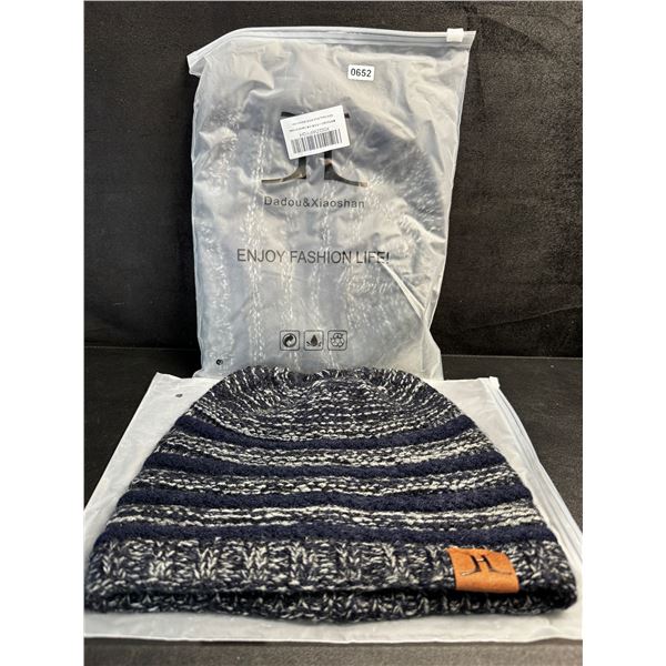 Dadou and Xiaoshan Womens Ponytail Knitted Beanie Cap - New