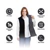 Image 3 : Songway Women's Electric Heated Vest with Power Bank and Storage Bag - Size Medium - New