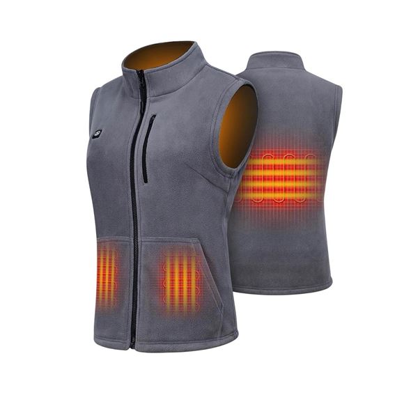 Songway Women's Electric Heated Vest with Power Bank and Storage Bag - Size Medium - New
