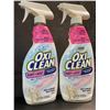 Image 1 : 2 Oxi Clean Baby Stain Remover Multi-Purpose Sprays - 651mL - New