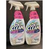 Image 1 : 2 Oxi Clean Baby Stain Remover Multi-Purpose Sprays - 651mL - New