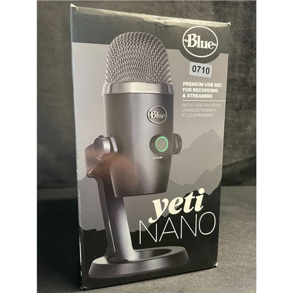 1 Blue YETI Nano Premium USB Mic for Creators; Great for Recording & Streaming - Brand New!