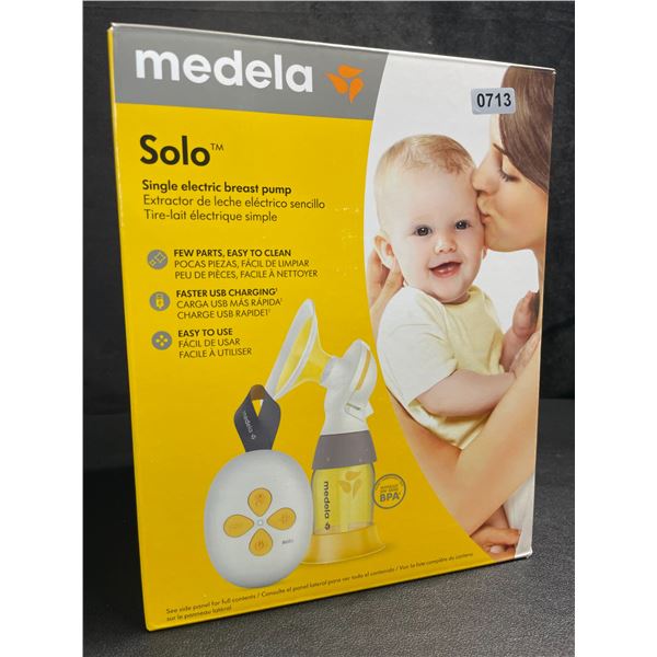 1 Medela Solo Single Electric Breast Pump for Breastfeeding - NEW SEALED!