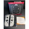 Image 1 : 1 Pair of JoyCon Controllers for Switch; Cracked Marble White (Aftermarket Design) - New
