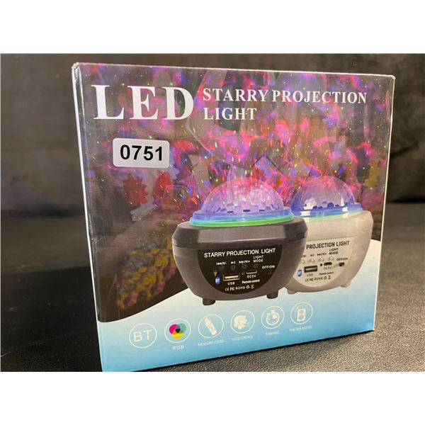 1 LED Starry Night Light Projector/Starry Night Light with Remote - Brand New