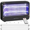 Image 1 : 1 Electric 3500V UV Double-Sided Grid Bug Zapper/Mosquito Zapper Lamp with Remote - New Sealed!