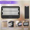 Image 2 : 1 Electric 3500V UV Double-Sided Grid Bug Zapper/Mosquito Zapper Lamp with Remote - New Sealed!
