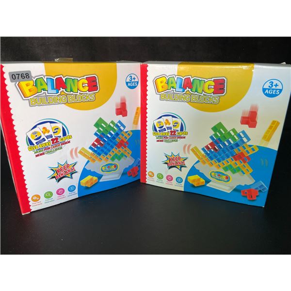 2 Balance Building Blocks/Tetra Tower Toy Sets for Kids - New