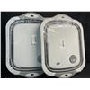 Image 2 : 2 Collapsible Multi-Function Cutting Boards with Built-In Strainer/Storage Basket - New