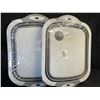 Image 2 : 2 Collapsible Multi-Function Cutting Boards with Built-In Strainer/Storage Basket - New