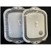 Image 2 : 2 Collapsible Multi-Function Cutting Boards with Built-In Strainer/Storage Basket - New