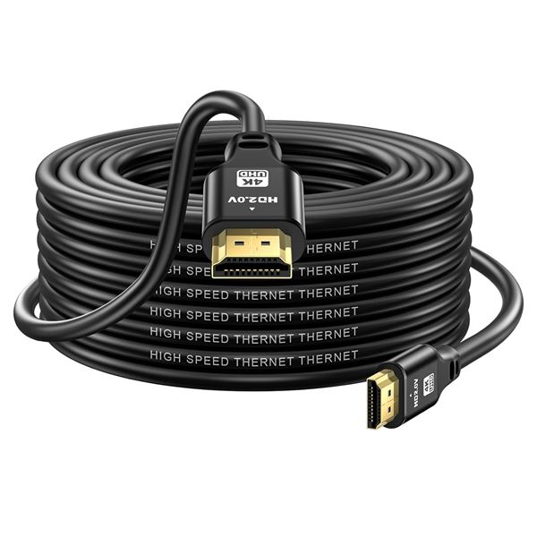 2 High-Speed 40FT HDMI Cables; 4K/60Hz HDMI Cables - Brand New