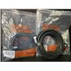 Image 2 : 2 High-Speed 30FT HDMI Cables; 4K/60Hz HDMI Cables - Brand New