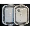 Image 2 : 2 Collapsible Multi-Function Cutting Boards with Built-In Strainer/Storage Basket - New