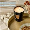 Image 5 : 1 M&Sense Oud Wood Scented Premium Candle (400g); Long-Lasting 80hr Burn Time - New
