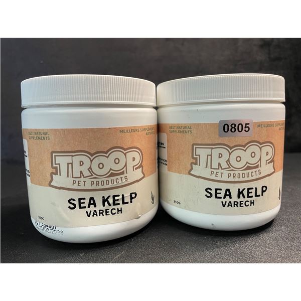 2 Troop Pet Products Sea Kelp Natural Pet Supplements (350g) - New (BB: 13/02/2028)