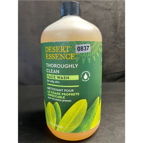 1 Desert Essence Thoroughly Clean Face Wash for Oily Skin - 946mL - New