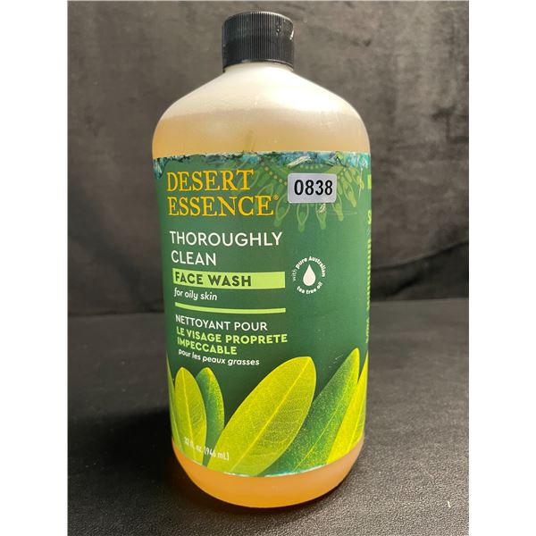 1 Desert Essence Thoroughly Clean Face Wash for Oily Skin - 946mL - New