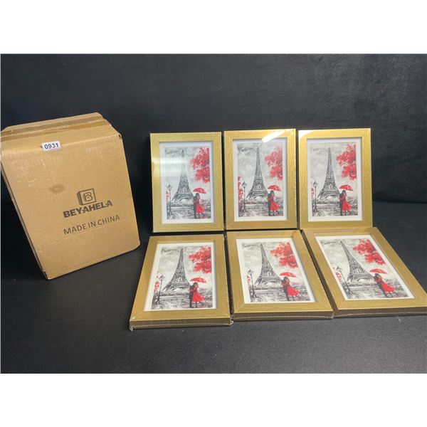 2 6-Packs of Gold Picture Frames (4" x 6" Size) - 12 Frames Total - New