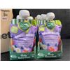 Image 3 : 12-Pack Case of Baby Little Gourmet Organic Bright Blends Baby Food Pouches  - New
