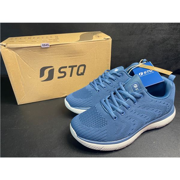1 Pair of STQ Women's Running Shoes/Sneakers (Size 7) Denim Blue - New in Box