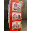 Image 6 : CuteStone 11-Rooms Huge DIY Dollhouse w/ 2 Dolls (31" x 28" x 27") Pink Princess Dollhouse - NEW